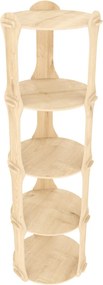 Estante Yuvar – Carvalho – 138x39x39 cm