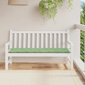 Almofadão banco jardim 150x50x4 cm tecido oxford padrão folhas