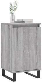Aparadores 2 pcs 40x35x70 cm derivados madeira cinzento sonoma