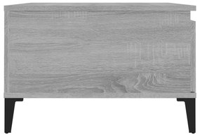 Mesa de centro 55x55x36,5 cm derivados de madeira cinza sonoma