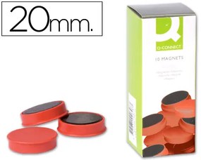 Iman de Sinalizacao Q-Connect 2cm Vermelho