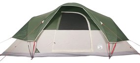 Tenda familiar em cúpula para 9 pessoas impermeável verde