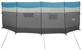 Corta-vento de campismo 510x153 cm impermeável azul