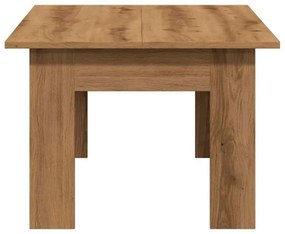 Mesa centro 100x60x42 cm derivados madeira carvalho artisiano