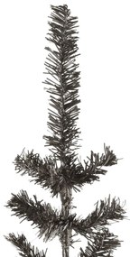 Árvore de Natal fina 210 cm preto