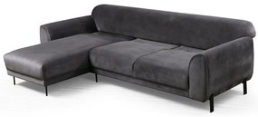 Sofá-Cama de Canto Image Corner - Antracite - 287 x 169 cm