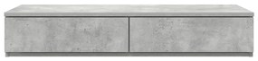 Camas com Gavetas vidaXL Cinza Concreto 80x36,5x16,5 cm Madeira Projet