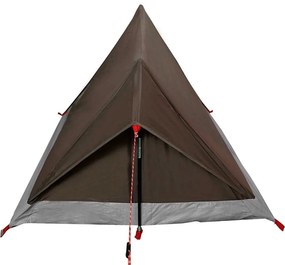 Tenda de campismo para 2 pessoas tecido impermeável castanho