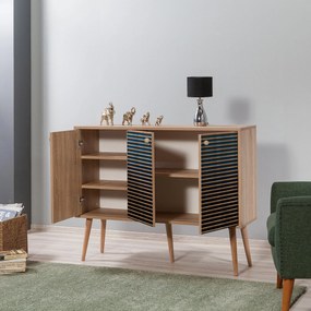 Console Mega – Carvalho Sonoma – 120x90x36 cm