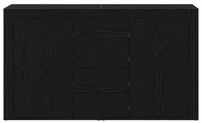 Buffet Carvalho Preto Madeira de engenharia 120 x 36 x 69 cm