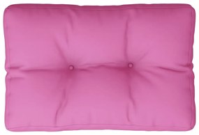 Almofadão paletes 60x40x12 cm tecido rosa