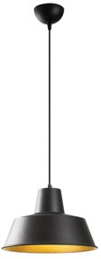 Candeeiro Chandelier Saglam – Preto e Dourado – 30 cm de Diâmetro, 116