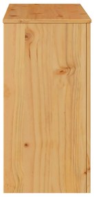 Mesa de Consola vidaXL "DRAMMEN" 89,5x37x73 cm Madeira Sólida de Pinhe