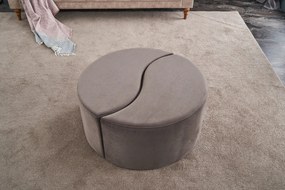 Pouffe Alis Puf – Mink – 80x40x80 cm