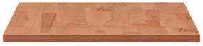 Tampo de mesa retangular 100x50x1,5 cm madeira de faia maciça