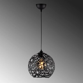 Chandelier Fellini – Preto – 25 cm