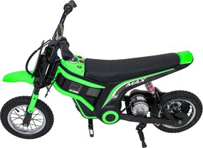 Mota eletrica bateria 350W para Crianças RZ56 MAX Rodas Ar, Couro ecológico Verde