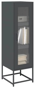 vidaXL Móvel alto 36x39x123 cm aço laminado a frio antracite