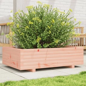 vidaXL Vaso/floreira de jardim 90x60x26,5 cm madeira de douglas maciça