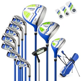 Conjunto completo de tacos de golfe de 15 peças com bolsa de golfe e capa de chuva branca