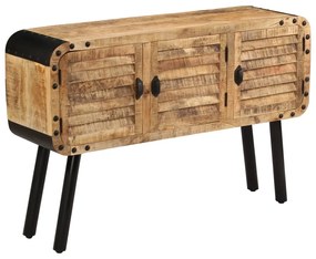 Aparador em madeira de mangueira maciça 120x30x76 cm