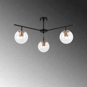 Candeeiro de Teto Atmaca – Preto Antigo – 70 x 70 cm