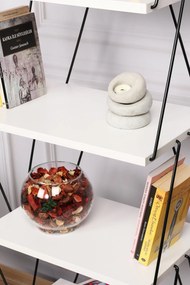 Estante Balaban – Branco – 46 cm x 165 cm x 30 cm