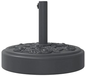 Base de guarda-sol para postes de Ø38/48 mm 25 kg redondo