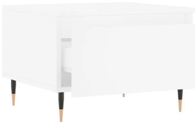 Mesas de centro 2 pcs 50x46x35 cm derivados de madeira branco
