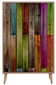 **** Armário Multiuso Multibox – Carvalho Sonoma – 80x127x36 cm

**
