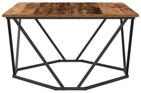 Mesa de Café Madeira Antiga 80x80x45 cm Madeira Engenharia