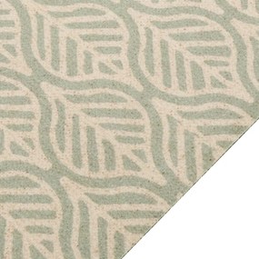 Tapete de cozinha lavável 60x300 cm veludo padrão folhas