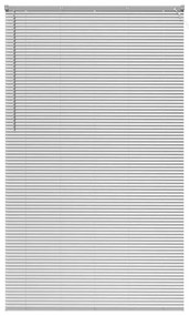 Persiana de Janela com cortinas Outros Manual Prata 80 x 130 cm Alumín