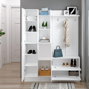 Cabideiro DD5 – Branco – 140x181,8x36,8 cm