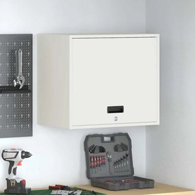 vidaXL Armário de parede para garage Branco 60 x 40 x 53 cm