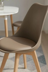 Pack 4 Cadeiras Synk Basic - Taupe