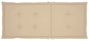 Cadeiras jardim reclináveis c/ almofadões 2 pcs acácia maciça