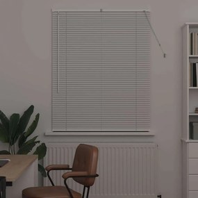 Persiana de Janela com cortinas Outros Manual Branco 105 x 130 cm Alum