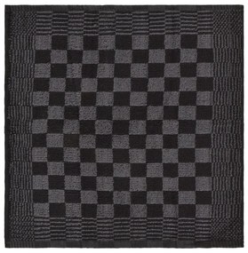Conjunto de panos de cozinha 10 pcs algodão preto e cinzento