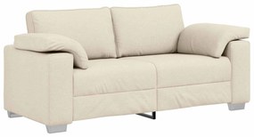 vidaXL Sofá Bege 180 x 80 x 82 cm Tecido de mistura de linho