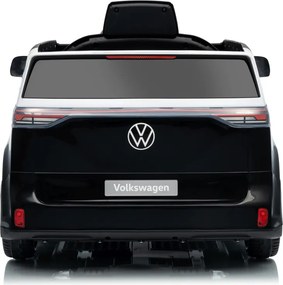 Carro elétrico para Crianças 12V Volkswagen ID BUZZ, Rodas Espuma EVA, assento couro ecológico Preta