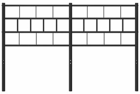 Cabeceira de cama 135 cm metal preto