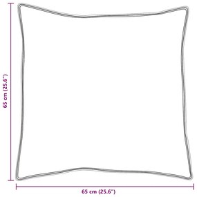 Travesseiros 2 pcs Branco 65 x 65 cm 130gsm 100% algodão