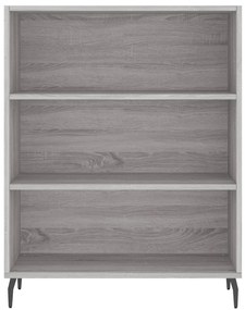 Armário alto 69,5x34x180 cm derivados de madeira sonoma cinza