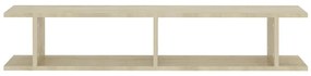 Estantes de parede 2 pcs 105x18x20 cm contrapl. carvalho sonoma