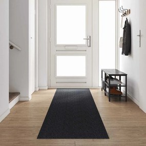 vidaXL Runner de Carpete Antracite 80 x 500 cm tecido
