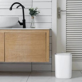 440055 EKO Caixote do lixo com sensor smart Morandi 12 L branco