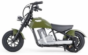 Mini Harley elétrica para crianças 200W REXO 36V Verde Militar