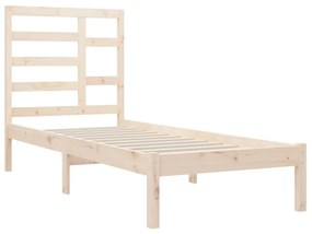 Estrutura de cama 90x200 cm madeira maciça