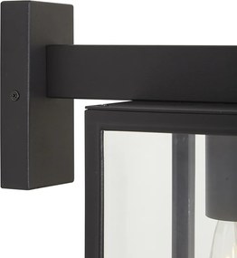 Candeeiro de parede industrial para exterior cinzento escuro IP44 - Sutton Down